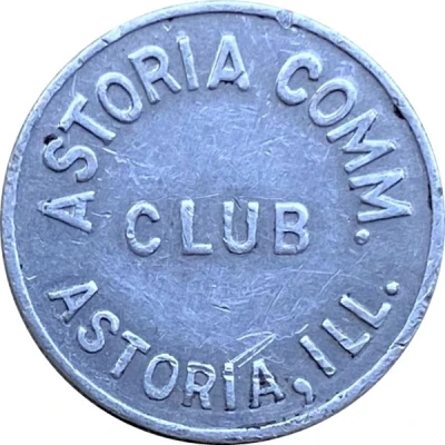 ¼ Cent - Astoria Commercial Club (Astoria, Illinois) ND front
