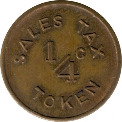 ¼ Cent - Beardstown Merchants (Beardstown, Illinois) ND back