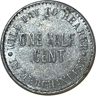 ½ Cent - Foster-Avery Company Portland, Maine back