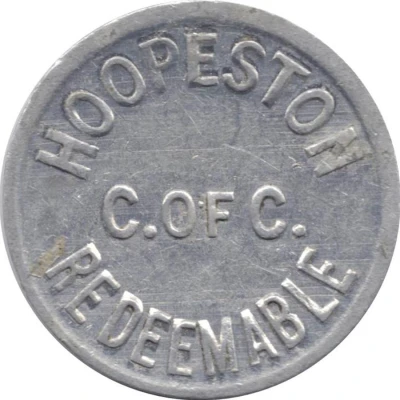 ¼ Cent - Hoopeston Chamber of Commerce (Hoopeston, Illinois) ND front