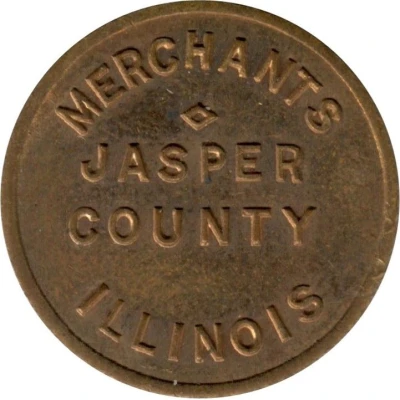 ¼ Cent - Jasper County Merchants (Jasper County, Illinois) ND front