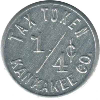 ¼ Cent - Kankakee County Chamber of Commerce (Kankakee, Illinois) ND front