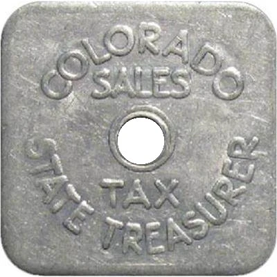 ⅕ Cent - Sales Tax Token Colorado ND front