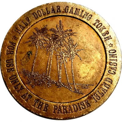 ½ Dollar - Paradise Island Casino Nassau back