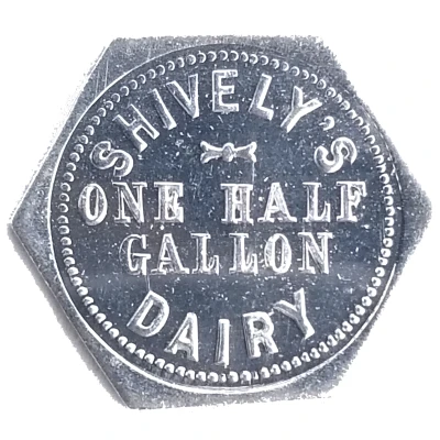 ½ Gallon - Shively's Dairy (North Manchester, Indiana) ND front