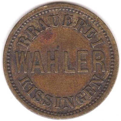 ½ Liter Bier (Waher Brauerei, Kissingen) ND front