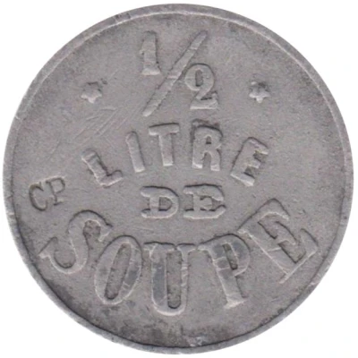½ Liter soup - Cuisine populaire (La Chaux-de-Fonds; tin) ND back