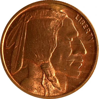 ¼ Ounce - Golden State Mint (Buffalo Nickel) ND front