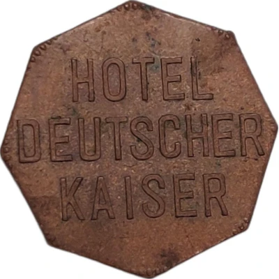 ½ Rupie Hotel Deutscher Kaiser (Tanga) ND front