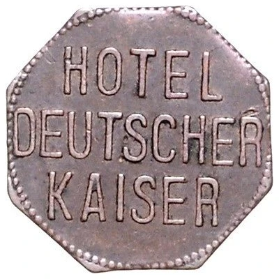 ¼ Rupie Wertmarke - Hotel Deutscher Kaiser (Tanga, Tansania) ND front