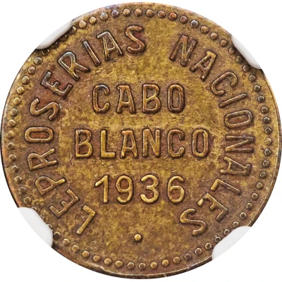 0.05 Bolívar Cabo Blanco Leper Colony front