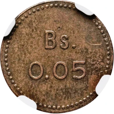 0.05 Bolívar Isla de Providencia Leper Colony back