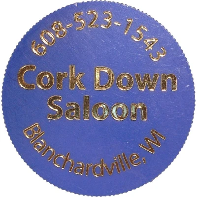 1 Beer - Cork Down Saloon (Blanchardville, Wisconsin) ND front