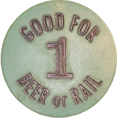 1 Beer or Rail - The Frog Pond (Morrisonville, Wisconsin) ND back