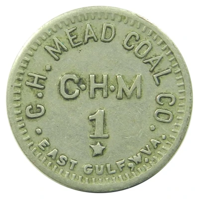 1 Cent - C. H. Mead Coal Co. (East Gulf, West Virginia) ND front