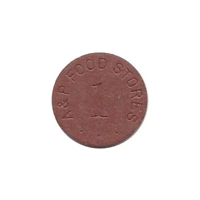 1 Cent - Food Stamp (A and P Food Stores) ND back