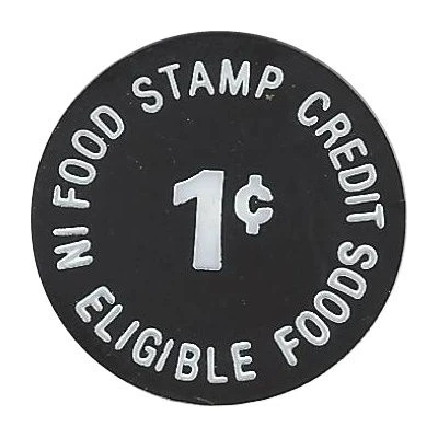 1 Cent - Food Stamp Blue MTN Market ND back