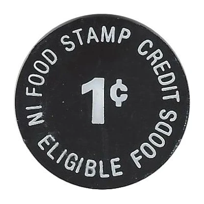 1 Cent - Food Stamp Bob's Thriftway ND back
