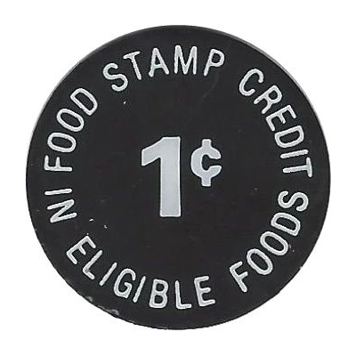 1 Cent - Food Stamp Boorsma Food Inc. ND back