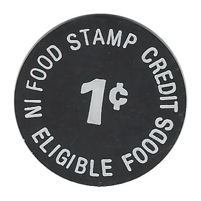 1 Cent - Food Stamp - Bud's IGA Duluth, Minnesota ND back