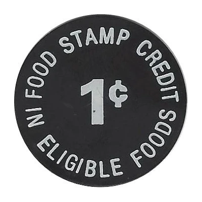 1 Cent - Food Stamp California Market ND back