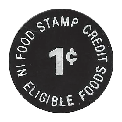 1 Cent - Food Stamp Central City Supermarket ND back