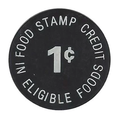 1 Cent - Food Stamp Dagley's Market ND back