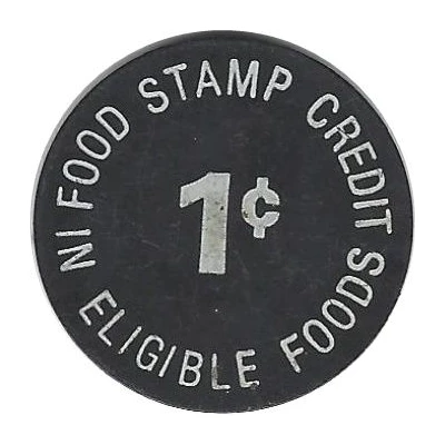 1 Cent - Food Stamp Del's Super Valu ND back