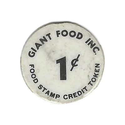 1 Cent - Food Stamp (Giant Food Inc) ND front