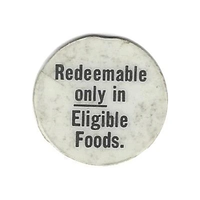 1 Cent - Food Stamp (Giant Food Inc) ND back