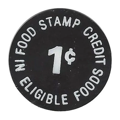 1 Cent - Food Stamp James D Cofer Co ND back