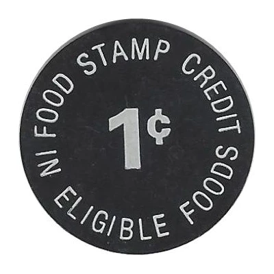 1 Cent - Food Stamp L and L Carry Out ND back
