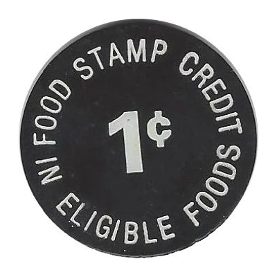 1 Cent - Food Stamp Padgett's Store ND back