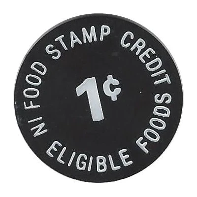 1 Cent - Food Stamp Payne Super Market ND back