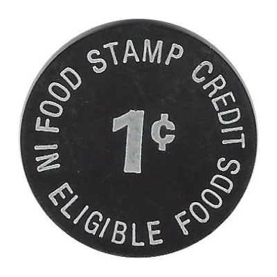 1 Cent - Food Stamp Ricci's Market ND back