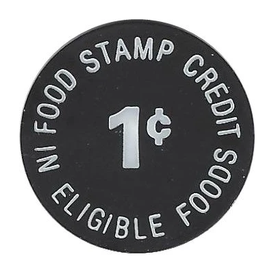 1 Cent - Food Stamp Rosemont Bakery ND back