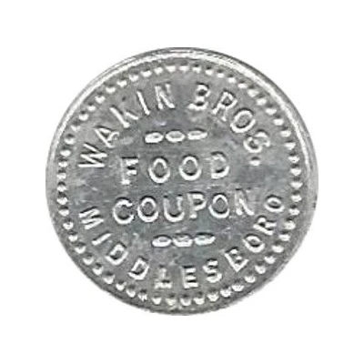 1 Cent - Food Stamp (Wakin Bros.) ND front