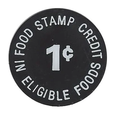 1 Cent - Food Stamp Wassons Market ND back