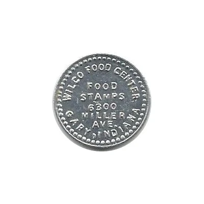1 Cent - Food Stamp Wilco Food Center ND front