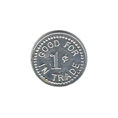1 Cent - Food Stamp Wilco Food Center ND back
