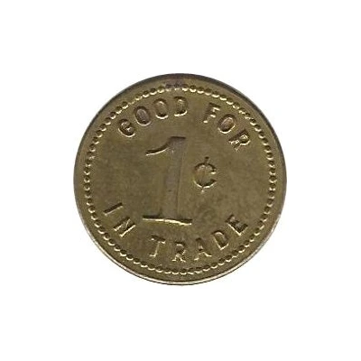 1 Cent (Glenwood Institution) ND back