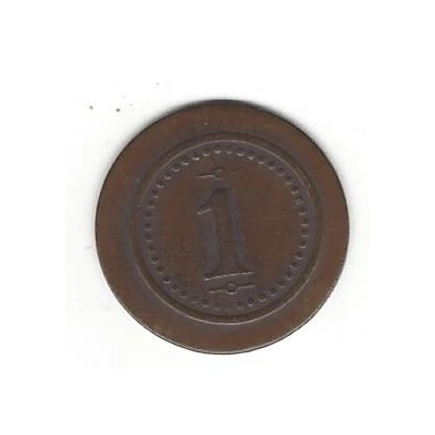 1 Cent (Hamilton County Jail) ND back