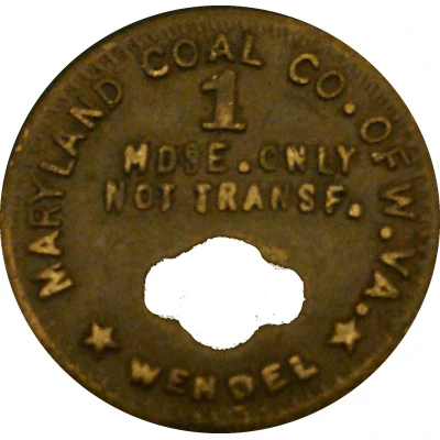 1 Cent - Maryland Coal Company (Wendel, West Virginia) ND front