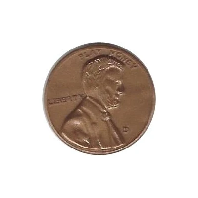1 Cent (Play Money) ND front