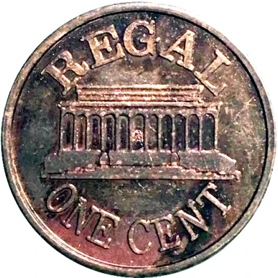 1 Cent - Regal back