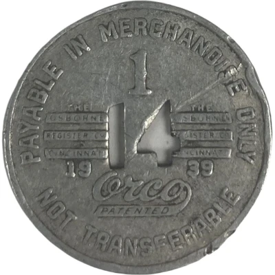 1 Cent - The New River Company Price Hill, West Virginia front