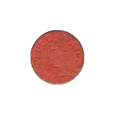 1 Cent - U.S. Department of Agriculture Food Stamp Plan Food Fair Markets (Detroit, Michigan) ND back