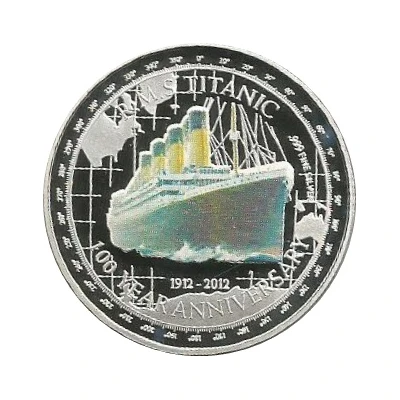 1 Crown Proof 100e anniversaire du Titanic back