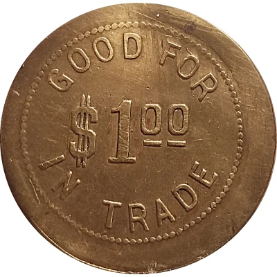 1 Dollar - A. Bengston ND back