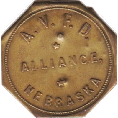1 Dollar - A.V.F.D. (Alliance, Nebraska) ND front